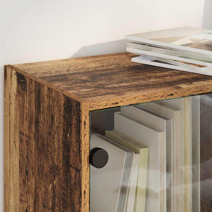 Highboard Altholz 68 x 37 x 142 cm Holzwerkstoff