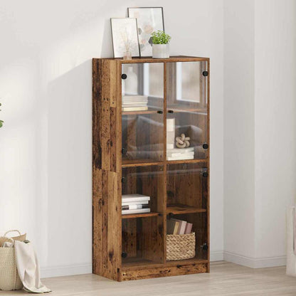 Highboard Altholz 68 x 37 x 142 cm Holzwerkstoff