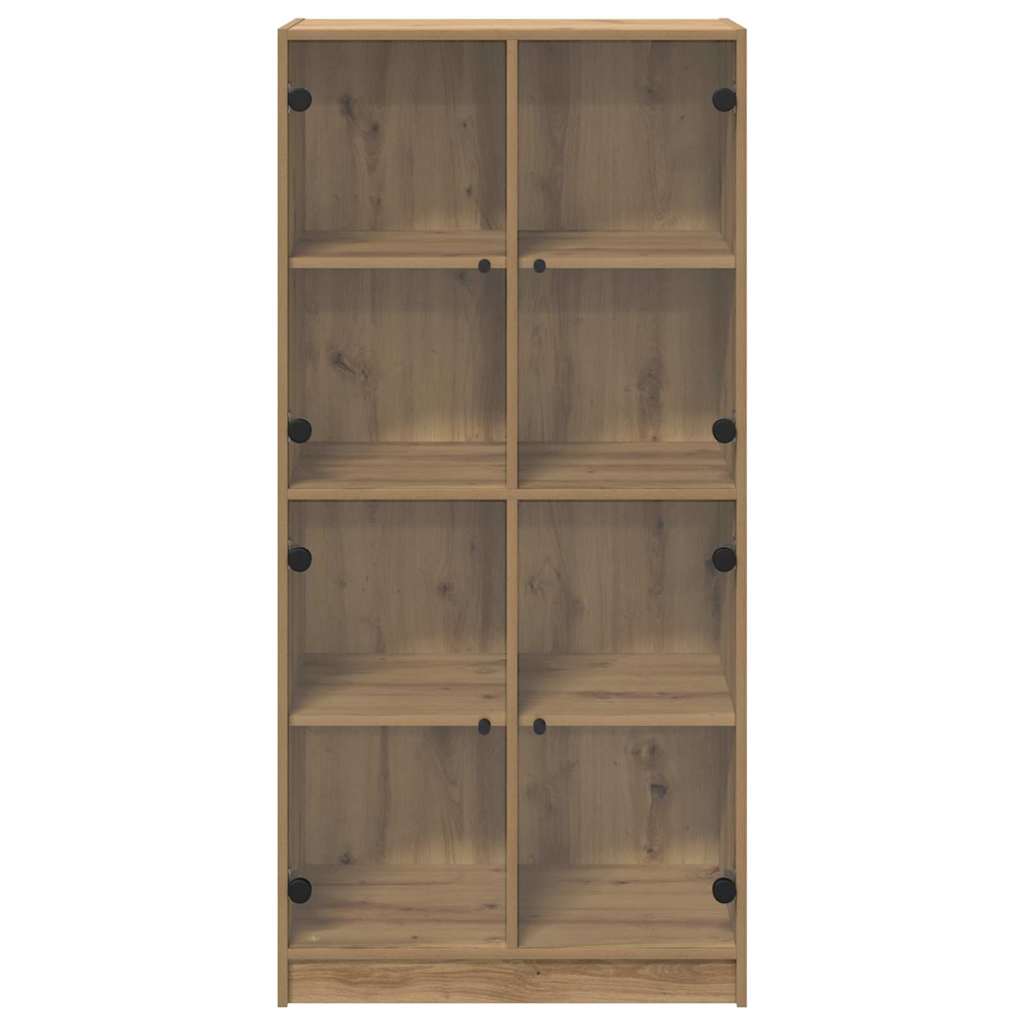 Highboard Artisan-Eiche 68 x 37 x 142 cm Holzwerkstoff