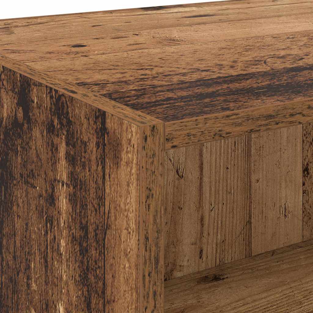 Highboard Altholz 80 x 42,5 x 185 cm Holzwerkstoff
