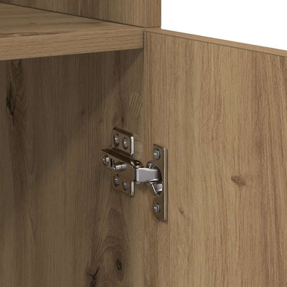 Highboard Artisan-Eiche 80 x 42,5 x 185 cm Holzwerkstoff