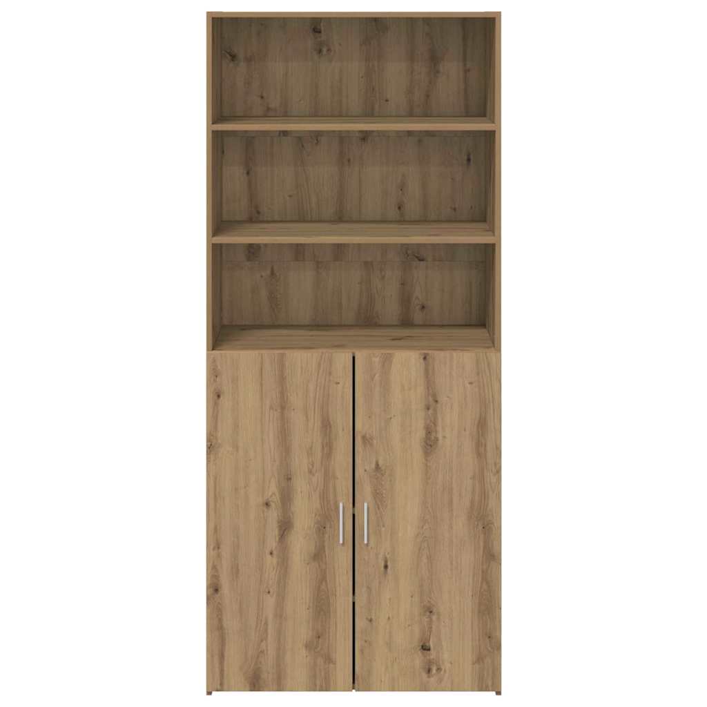 Highboard Artisan-Eiche 80 x 42,5 x 185 cm Holzwerkstoff