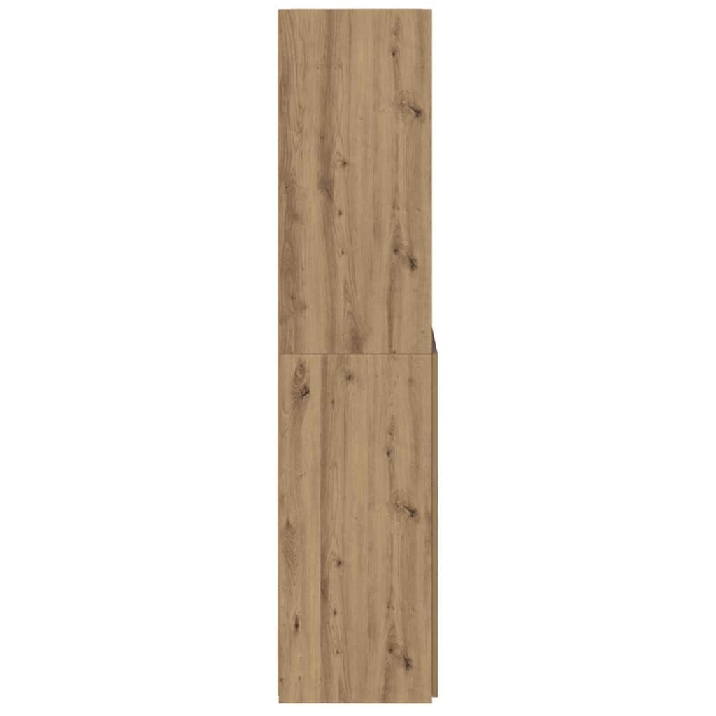 Highboard Artisan-Eiche 80 x 42,5 x 185 cm Holzwerkstoff