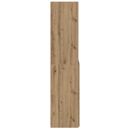Highboard Artisan-Eiche 80 x 42,5 x 185 cm Holzwerkstoff