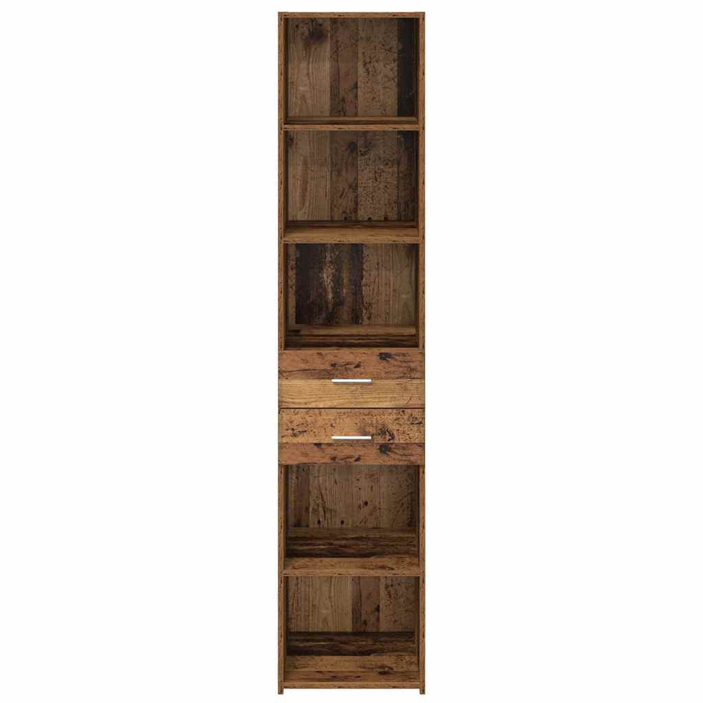 Highboard Altholz 40 x 42,5 x 185 cm Holzwerkstoff