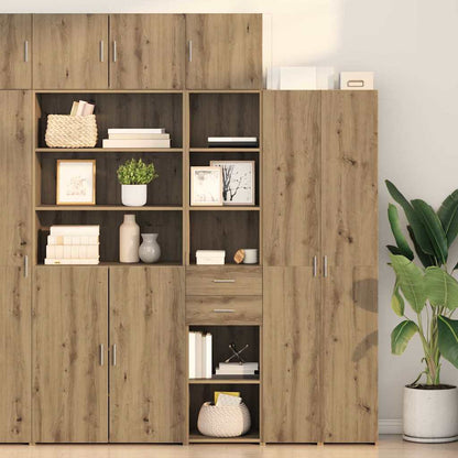 Highboard Artisan-Eiche 40 x 42,5 x 185 cm Holzwerkstoff