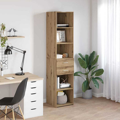 Highboard Artisan-Eiche 40 x 42,5 x 185 cm Holzwerkstoff