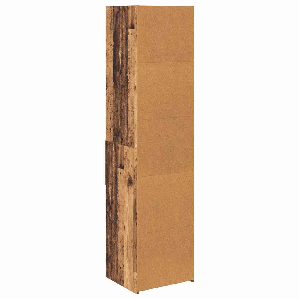 Highboard Altholz 45 x 42,5 x 185 cm Holzwerkstoff