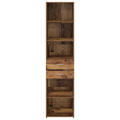 Highboard Altholz 45 x 42,5 x 185 cm Holzwerkstoff