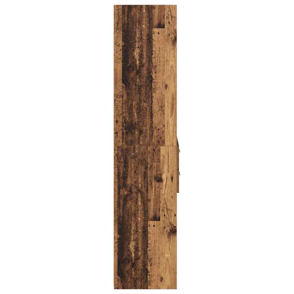 Highboard Altholz 45 x 42,5 x 185 cm Holzwerkstoff