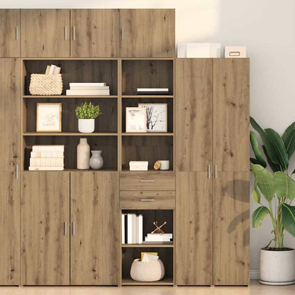 Highboard Artisan-Eiche 45 x 42,5 x 185 cm Holzwerkstoff