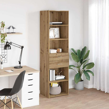 Highboard Artisan-Eiche 45 x 42,5 x 185 cm Holzwerkstoff