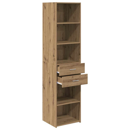 Highboard Artisan-Eiche 45 x 42,5 x 185 cm Holzwerkstoff