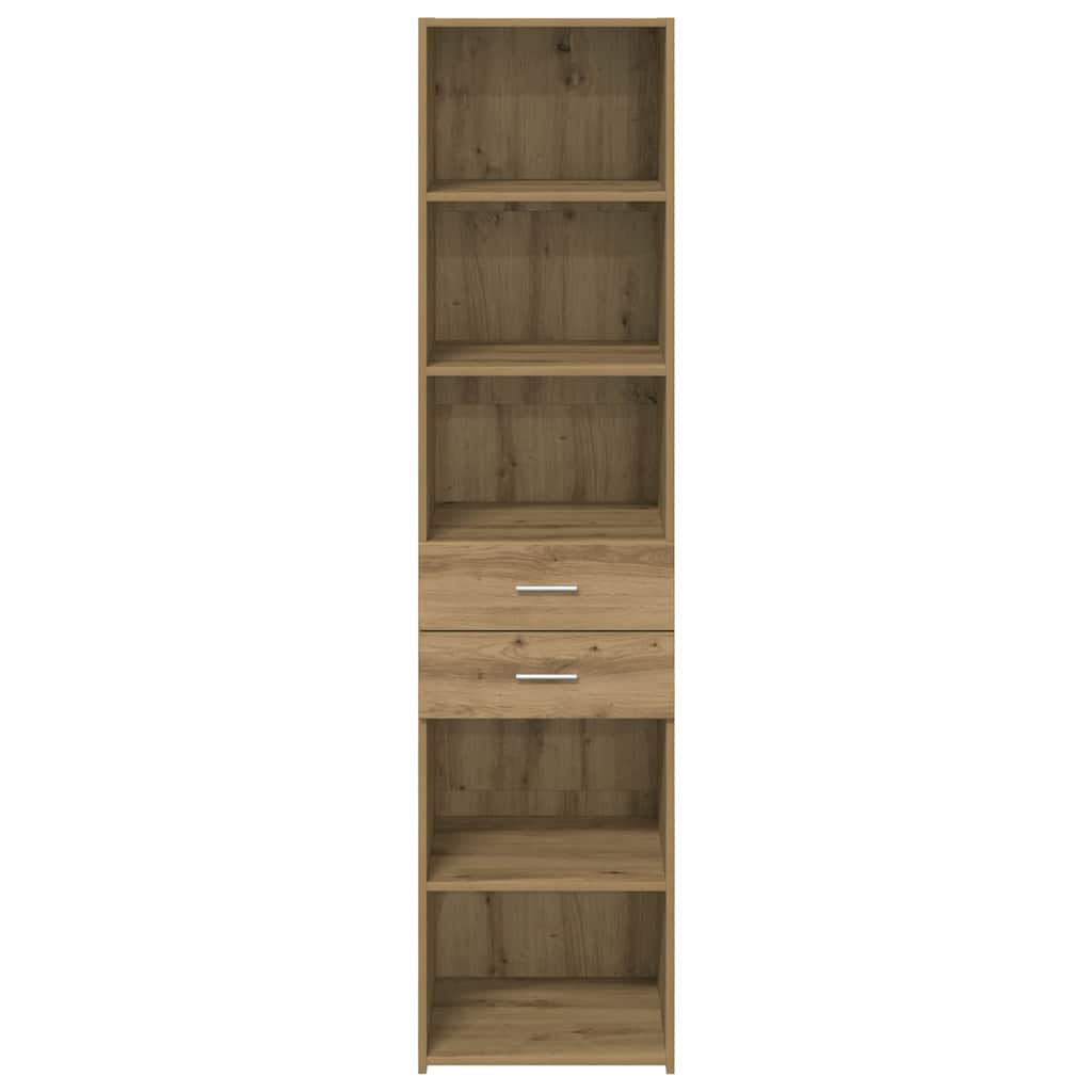 Highboard Artisan-Eiche 45 x 42,5 x 185 cm Holzwerkstoff