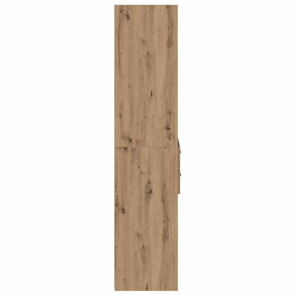 Highboard Artisan-Eiche 45 x 42,5 x 185 cm Holzwerkstoff