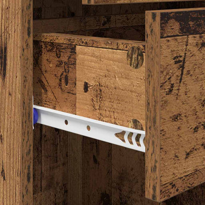 Highboard Altholz 50 x 42,5 x 185 cm Holzwerkstoff