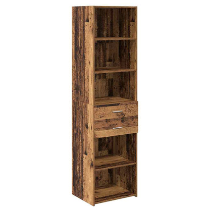 Highboard Altholz 50 x 42,5 x 185 cm Holzwerkstoff