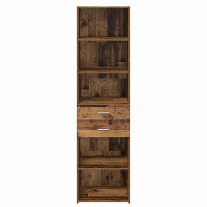 Highboard Altholz 50 x 42,5 x 185 cm Holzwerkstoff