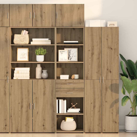Highboard Artisan-Eiche 50 x 42,5 x 185 cm Holzwerkstoff
