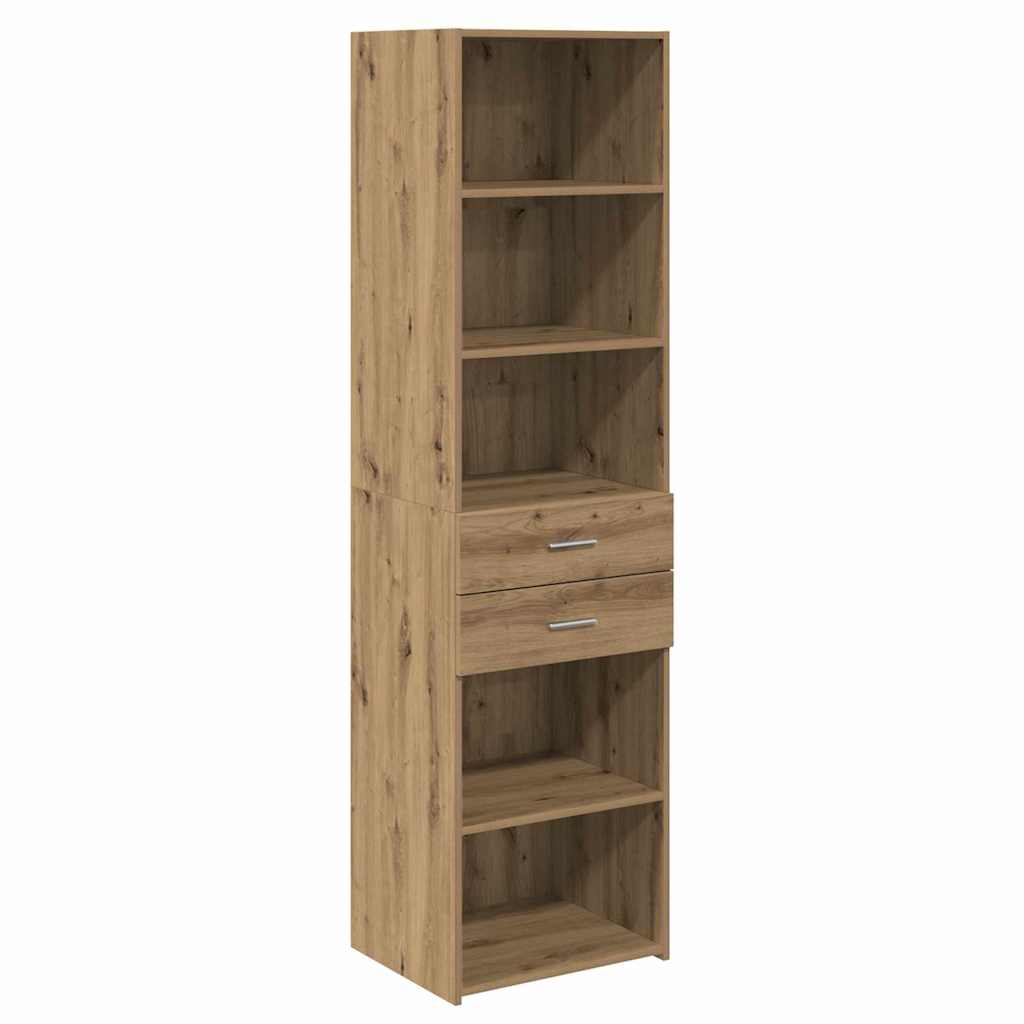 Highboard Artisan-Eiche 50 x 42,5 x 185 cm Holzwerkstoff