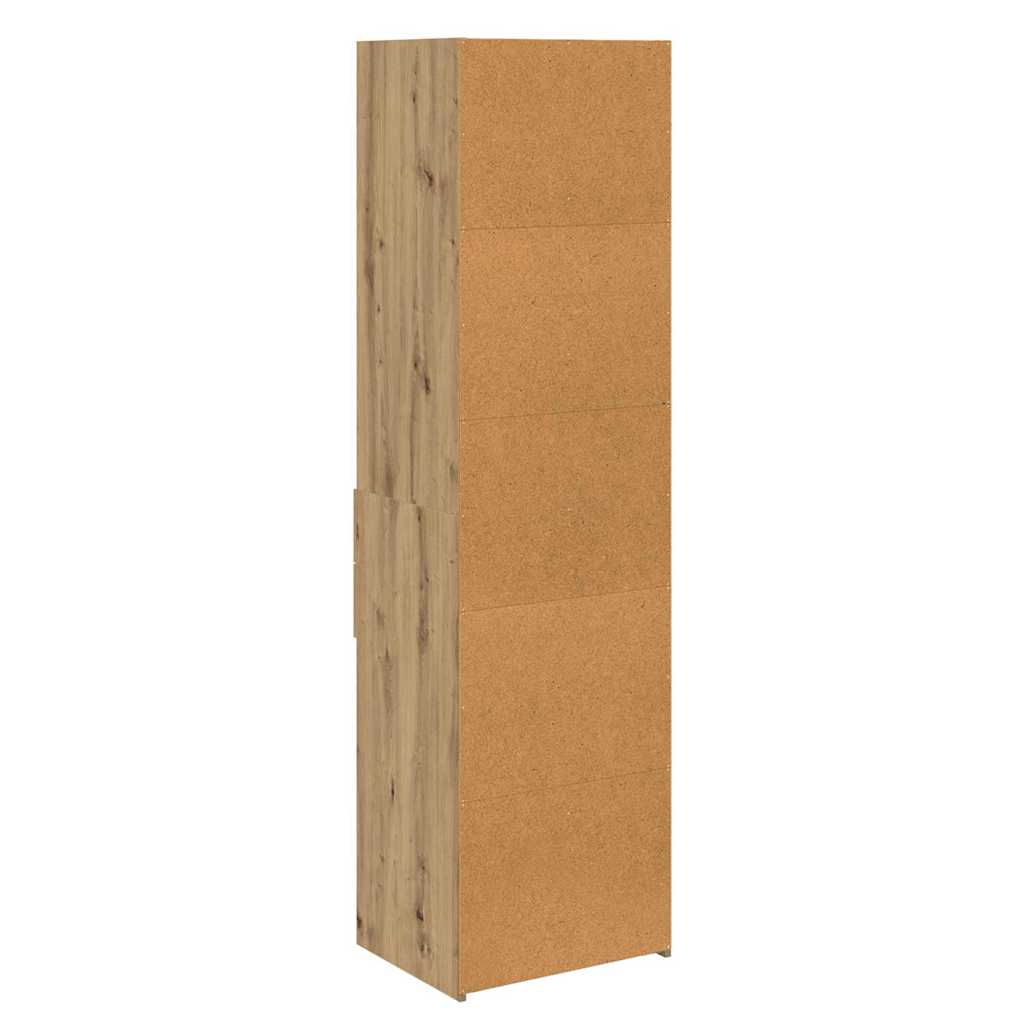 Highboard Artisan-Eiche 50 x 42,5 x 185 cm Holzwerkstoff