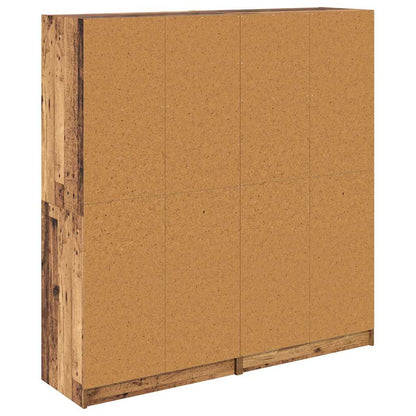 Highboard 2 pcs Altholz 136 x 37 x 142 cm Holzwerkstoff