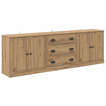 Sideboards 3 pcs Altholz 210 x 35,5 x 67,5 cm Holzwerkstoff