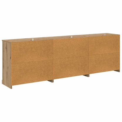 Sideboards 3 pcs Altholz 210 x 35,5 x 67,5 cm Holzwerkstoff