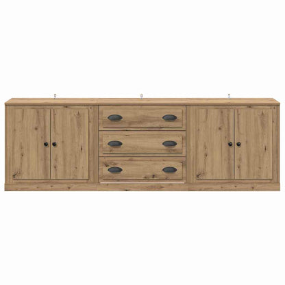 Sideboards 3 pcs Altholz 210 x 35,5 x 67,5 cm Holzwerkstoff