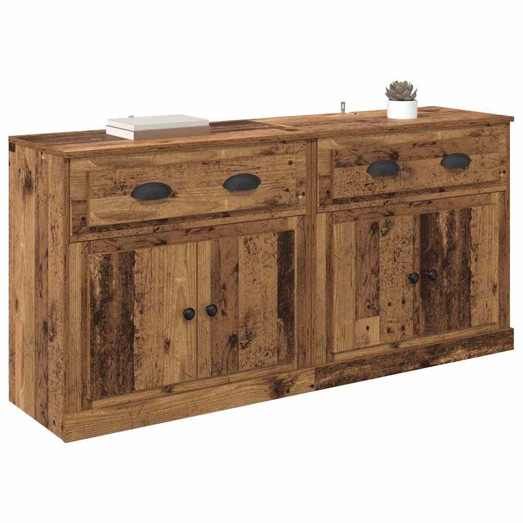 Sideboards 2 pcs Altholz 70 x 35,5 x 67,5 cm Holzwerkstoff