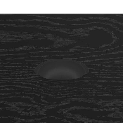 Sideboards 2 pcs Schwarz Eichen-Optik 70 x 35,5 x 67,5 cm