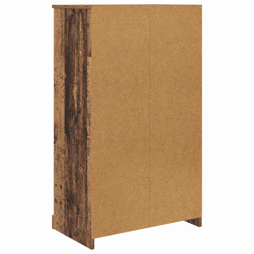 Highboard mit Schubladen 3 pcs Altholz Holzwerkstoff