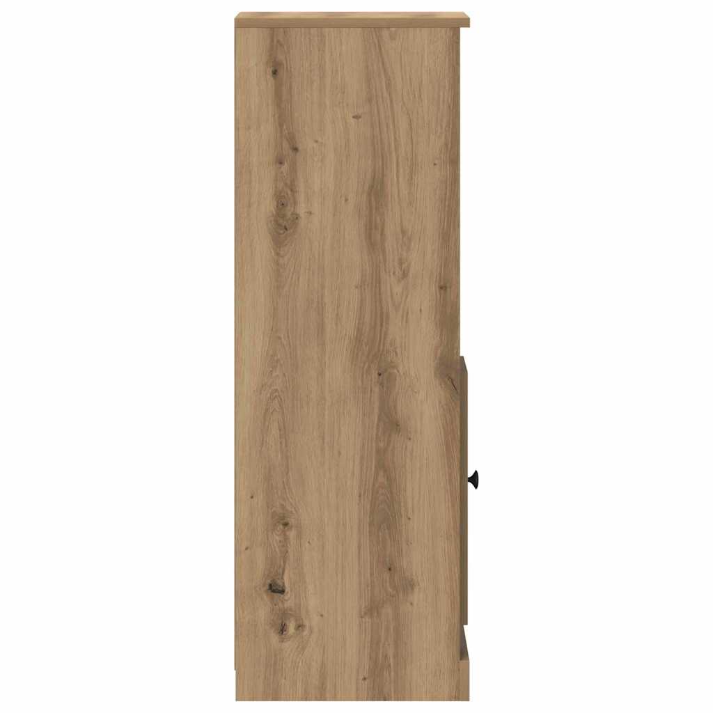Highboard mit Schubladen 3 pcs Artisan-Eiche Holzwerkstoff