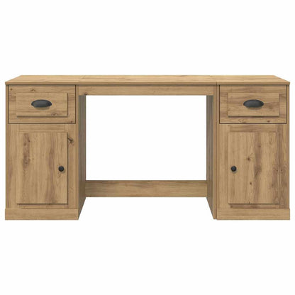 Schreibtisch mit Schrank Artisan-Eiche 154,5 x 50 x 75 cm