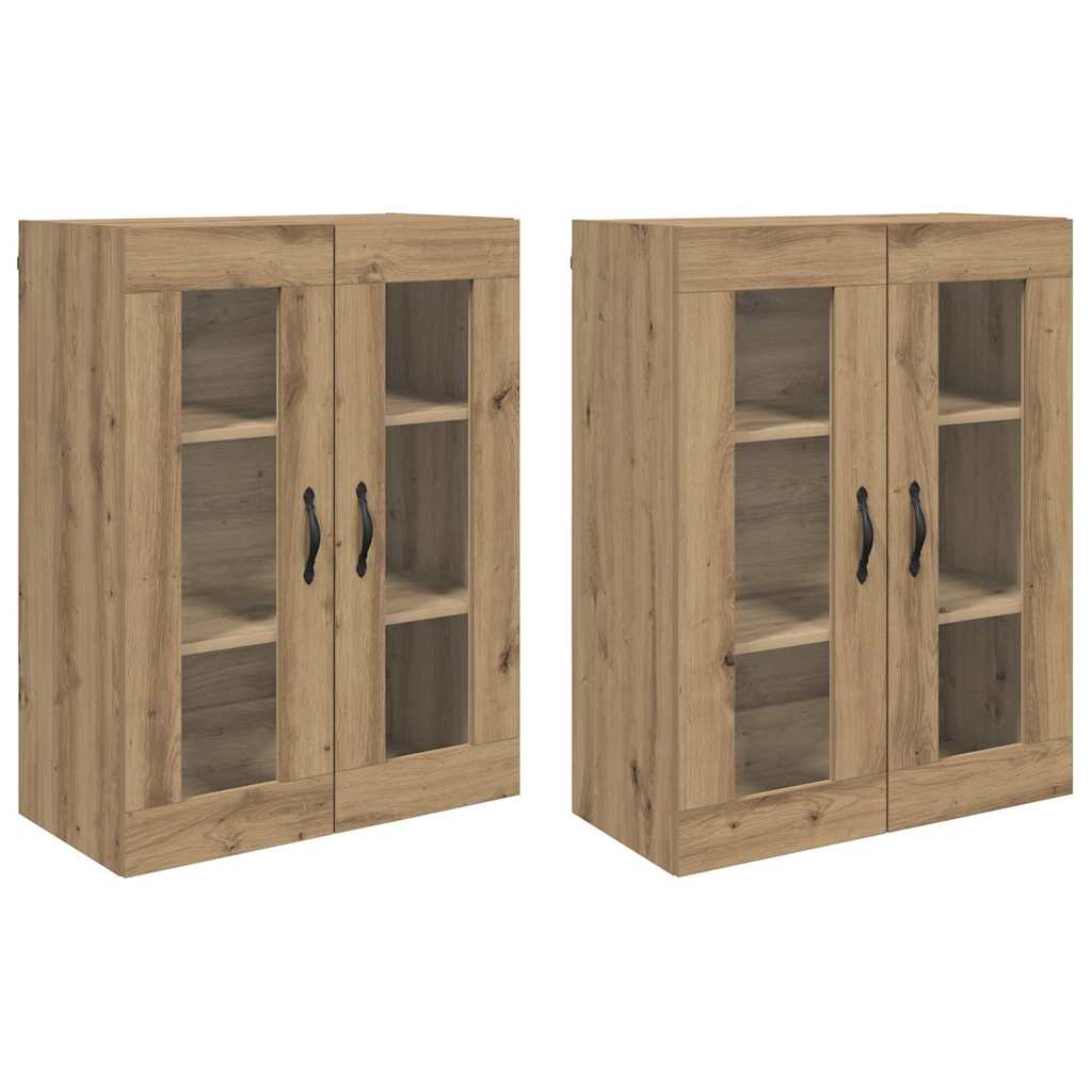 Wandschränke 2 pcs Artisan-Eiche 69,5 x 34 x 90 cm