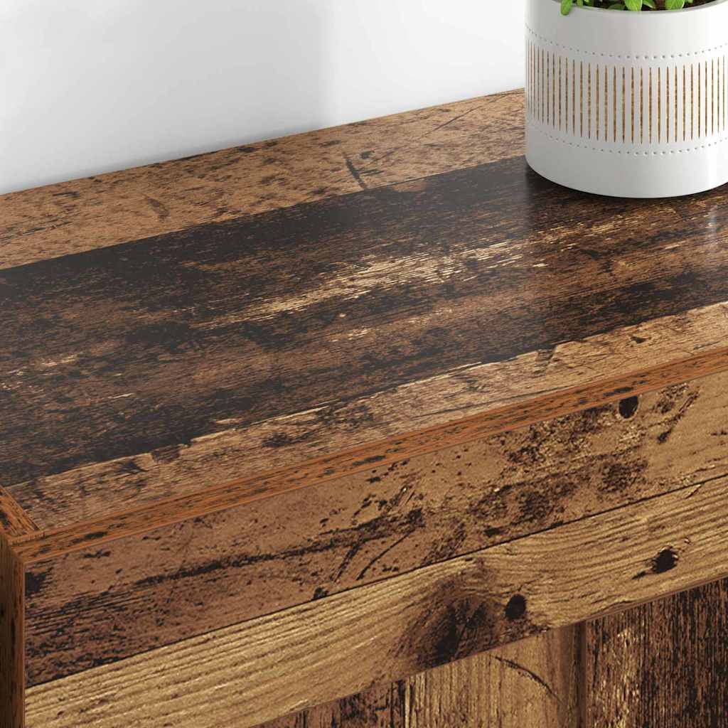 Wandmontierter Schrank 2 pcs Altholz 69,5 x 34 x 90 cm