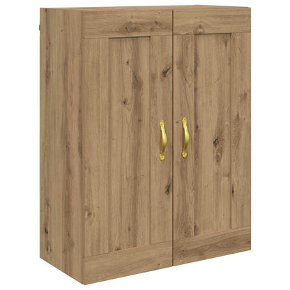 Wandmontierter Schrank 2 pcs Artisan-Eiche 69,5 x 34 x 90 cm