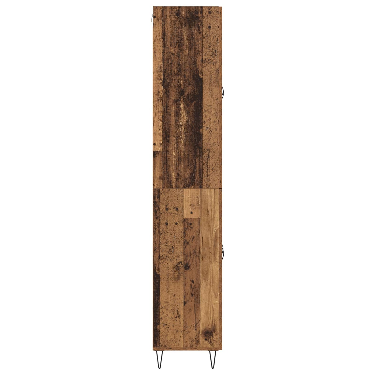 Highboard Altholz 69,5 x 34 x 180 cm Holzwerkstoff