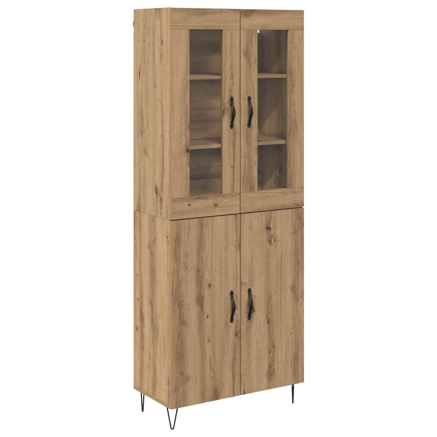 Highboard Artisan-Eiche 69,5 x 34 x 180 cm Holzwerkstoff