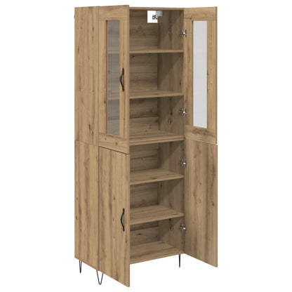 Highboard Artisan-Eiche 69,5 x 34 x 180 cm Holzwerkstoff