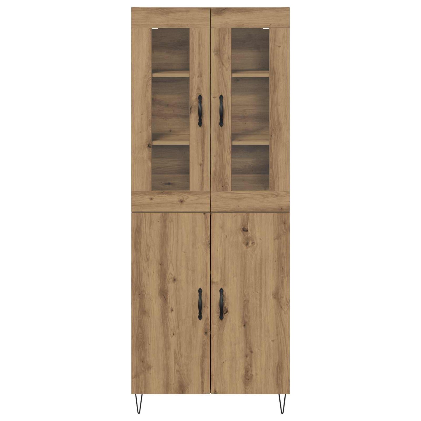 Highboard Artisan-Eiche 69,5 x 34 x 180 cm Holzwerkstoff