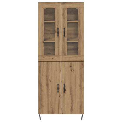 Highboard Artisan-Eiche 69,5 x 34 x 180 cm Holzwerkstoff