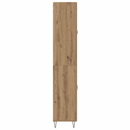 Highboard Artisan-Eiche 69,5 x 34 x 180 cm Holzwerkstoff
