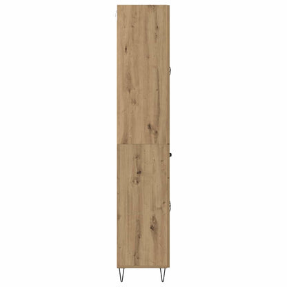 Highboard Artisan-Eiche 69,5 x 34 x 180 cm Holzwerkstoff
