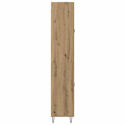 Highboard Artisan-Eiche 69,5 x 34 x 180 cm Holzwerkstoff