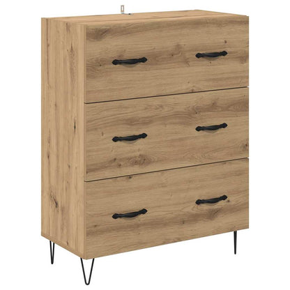 Highboard Artisan-Eiche 69,5 x 34 x 180 cm Holzwerkstoff