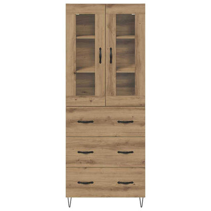 Highboard Artisan-Eiche 69,5 x 34 x 180 cm Holzwerkstoff