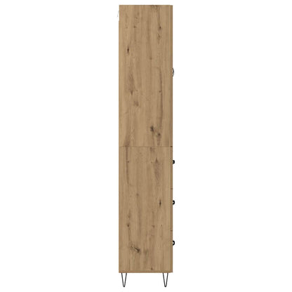 Highboard Artisan-Eiche 69,5 x 34 x 180 cm Holzwerkstoff