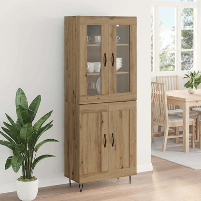 Highboard Artisan-Eiche 69,5 x 34 x 180 cm Holzwerkstoff