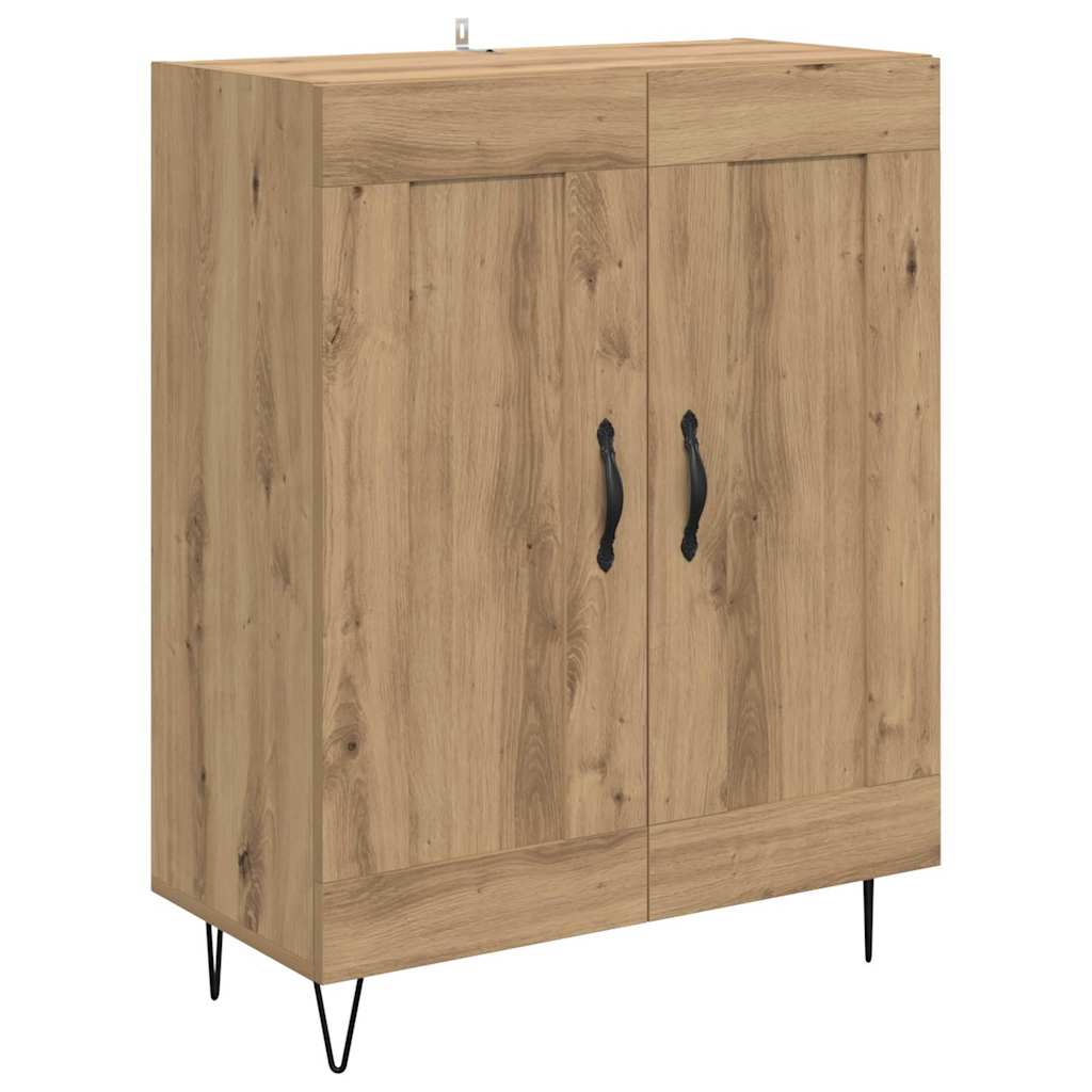 Highboard Artisan-Eiche 69,5 x 34 x 180 cm Holzwerkstoff